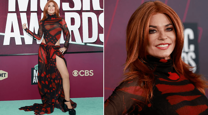 Shania Twain Laughs Off Hilarious On-Stage Blunder