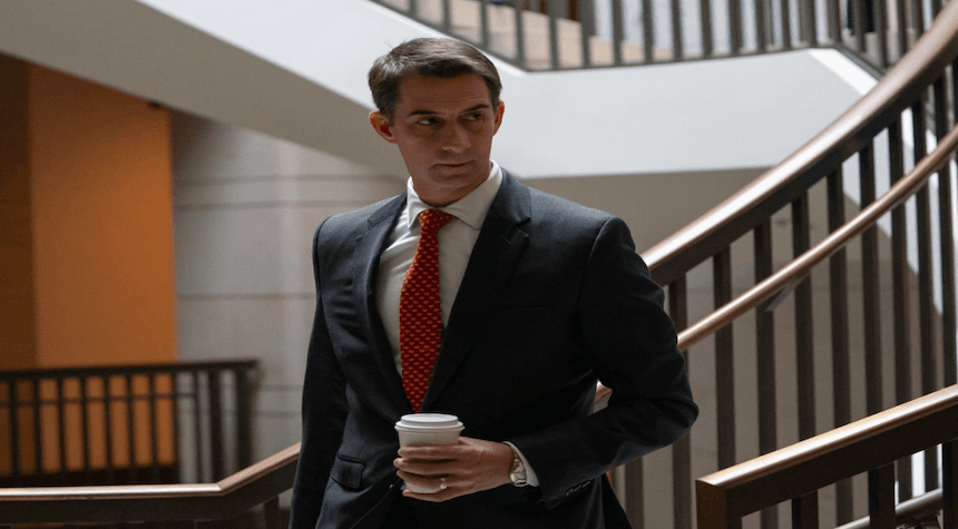 Tom Cotton Shuts Down Jonathan Karl's Defense of Kamala Harris