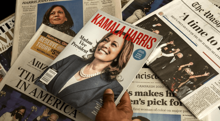 Media's Propaganda Ramp-Up: Time Magazine's Soviet-Style Cover Stars Kamala Harris